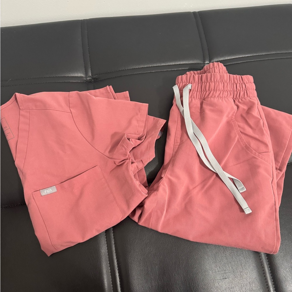 Figs Mauve XS scrub set